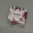 Baby Swaddle Blanket Newborn Girl Swaddle and Headband Set Purple Flowers Floral Print Wrap Shower Gift