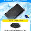 10PACK Fish Tank Filters, Aquarium Rite Size C Filter Cartridges Fit for EZ-Change #3 20-40/30-60 Gallon Fish Tank Power Filter Replacement
