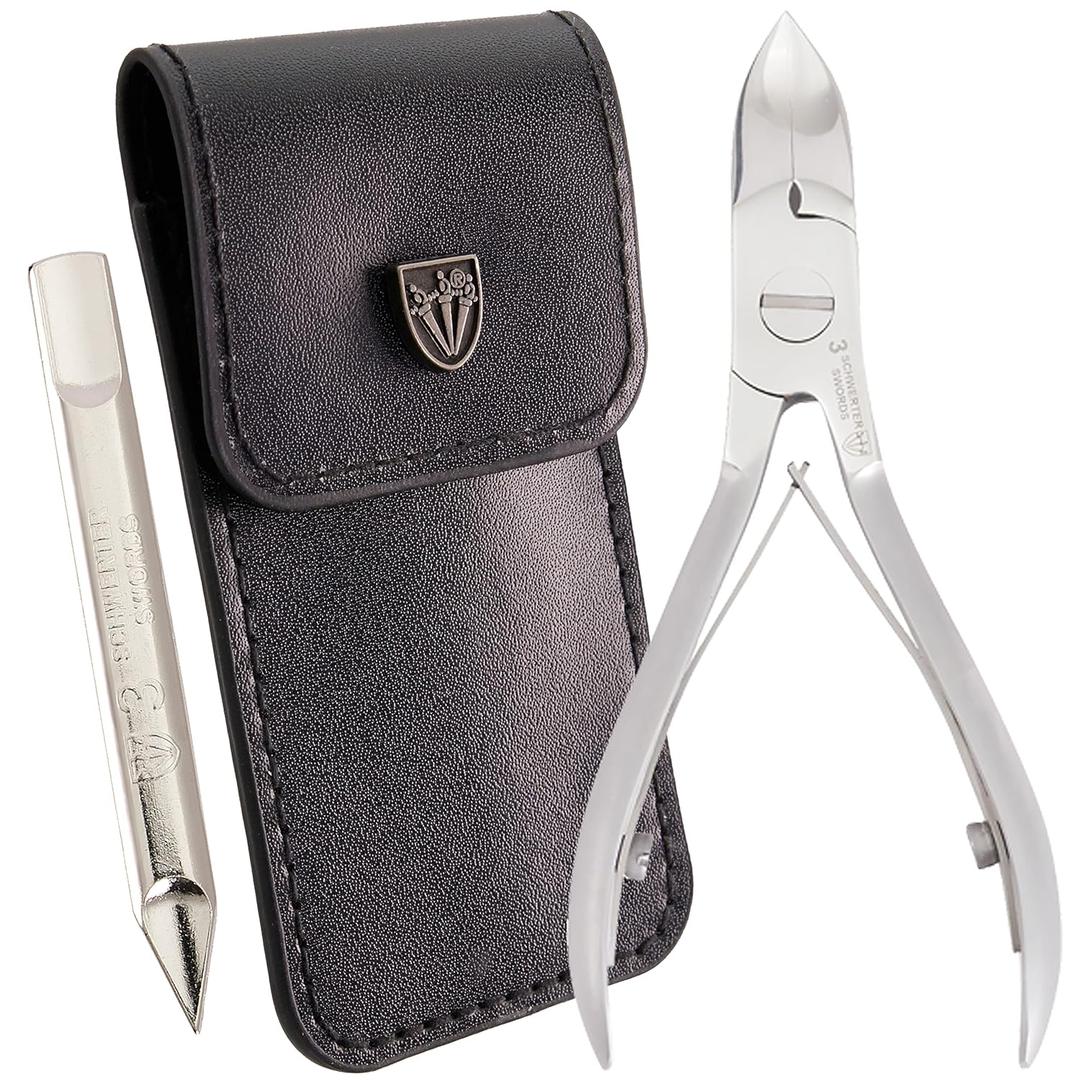 3 Swords Germany  Brand Quality Stainless Nail NIPPERS - Remover - Cutter Manicure Pedicure Grooming for Professional fingernail & toenail Care by 3 Swords (BTA)