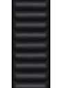 Apple Watch Band - Leather Link - (45mm) - Midnight - Small/Medium, Fits 140-180 mm wrists