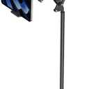 InnoGear Tablet Floor Stand, Overhead Bed Phone Stand Adjustable Holder Universal Floor Stand Compatible with iPhone iPad Pro Air Mini, Samsung Tab, Kindle, E-Readers (Medium)