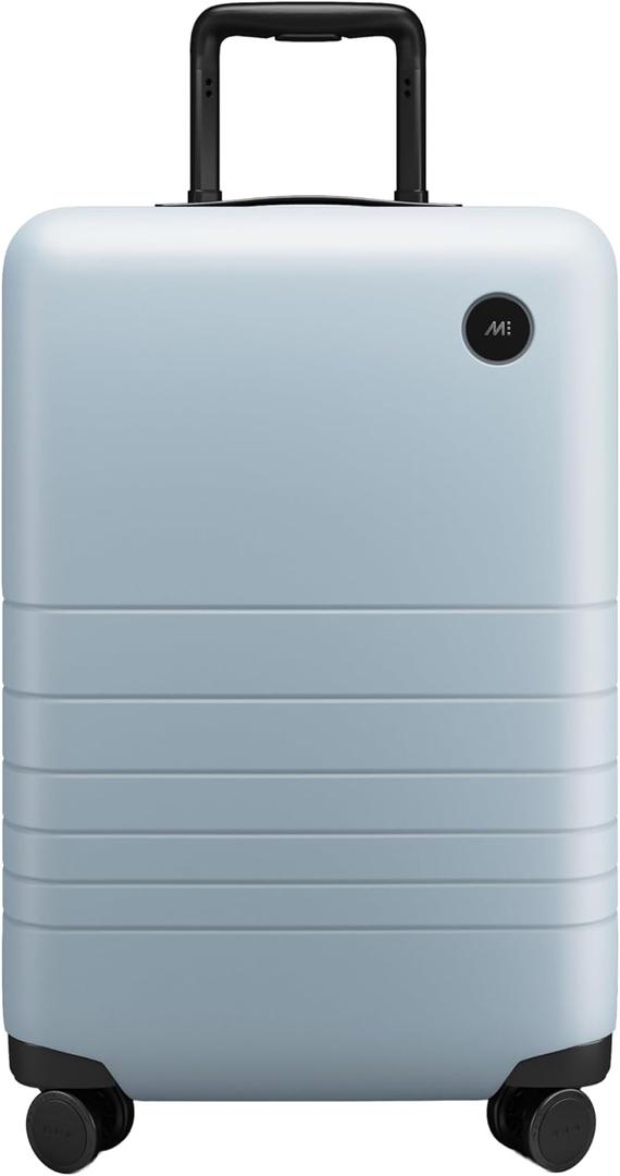 Carry-On Plus Luggage (23"), Lightweight Hard side Spinner Suitcase with TSA Lock, Airline Approved, Blue Haze (Small)