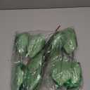 10 Pcs Large Christmas Flowers, Glitter Christmas Flowers 10in Green Artificial Magnolia Flower Ornaments Fold Floral for Christmas Tree Decorations Xmas Tree New Year Party Wedding Centerpiece