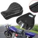 Motorcycle Driver Rider Solo Seat Cushion For Harley Sportster XL883C 883 1200 Custom 72 48 1983-2003, Black Diamond