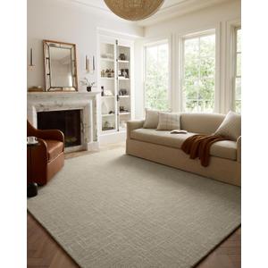 Loloi Chris Loves Julia Polly Collection POL-06 Spa/Ivory 9'-3" x 13' Area Rug