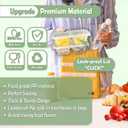 Snack Pack Containers 20pcs, Upgrade 6.8oz Lunchable Snack Containers with Lids, Reusable Condiment Containers, Meal Prep Grab and Go