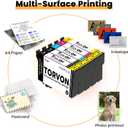 Remanufactured Ink Cartridge Replacement for Epson 288 Ink Cartridges Compatible with Expression XP-440 XP-330 XP-430 XP-434 XP-340 XP-446 Printer(4 Pack, Black, Cyan, Magenta, Yellow)