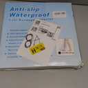 Waterproof Extra Wide Leg Cast Cover for Shower Adults, Extra Large Half Leg Shower Cover with NonSlip Bottom, Watertight Foot Protector for Plus Size Adults Surgery Shower Boot