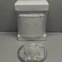 BOBOMOMO Tradition 20.5" Rustic Table Lamp Set of 2 for Living Room Farmhouse Bedside Desk Lamps Bedroom Nightstand Vintage Lamps Linen WashedSuitable for Decorating Small Areas (Antique White)