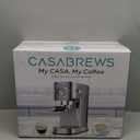 CASABREWS CM5418 Espresso Machine 20 Bar, Compact Espresso Maker with Steam Milk Frother, Stainless Steel Coffee Machine with 34oz Removable Water Tank for Cappuccino, Gift for Women or Men, Silver