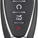 Key Fob Cover Replacement Fits for 2016-2023 Chevy Malibu Camaro/ 2016-2021 Cruze/ 2018-2021 Equinox Traverse/ 2019-2021 Blazer Keyless Entry Key Fob Case Shell HYQ4AA HYQ4EA