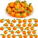 Juexica 48 Pcs Little Cutie Baby Shower Decorations Neutral Fake Orange Birthday Party Supplies Fake Mini Tangerine Artificial