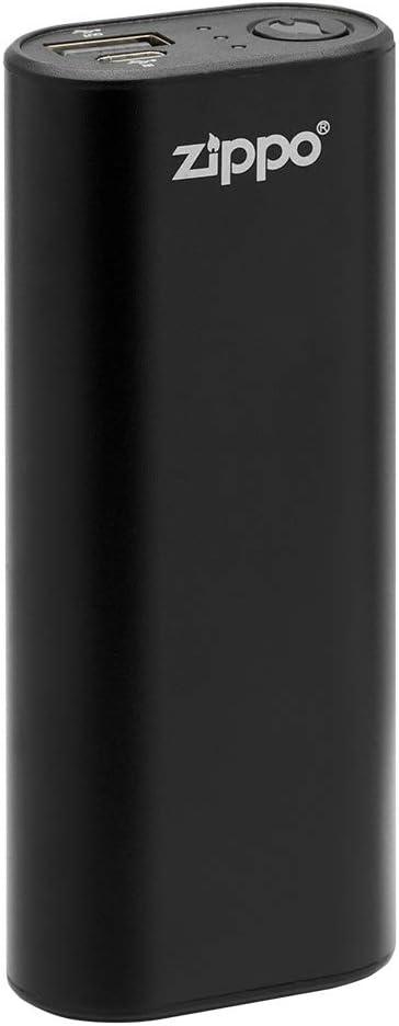 Zippo Silver Heat Bank 6 Rechargeable Hand Warmer (Black)