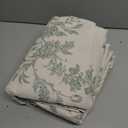 Sage Green Floral Tablecloth Square 60 Inch Light Green Chinoiserie Floral Table Cloth Polyester Fabric Vintage Spring Summer Flowers Farmhouse Table Cover for Kitchen Party Picnic Outdoor Decor