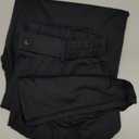 Womens Dress Pants High Waisted Office Pants for Bussiness Work Straight Leg Trousers Tummy Control (Small, Black)