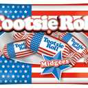Tootsie Roll Midgees Flag, Red, White, and Blue Packaging, 11 oz. Bag