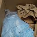 Fluffy Blue Comforter Cover Set Queen - Ultra Soft Plush Bedding Sets 3 Pieces (1 Faux Fur Duvet Cover + 2 Faux Fur Pillow case) Bed Set (Queen, Blue)