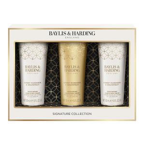 3 x Baylis & Harding Gift Set for Women - Hand & Skincare - Sweet Mandarin & Grapefruit Indulgent - 3-Pack