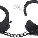 Toy Handcuffs With Keys, Metal Texture Is Safe And Does Not Hurt Hands, Party Game Punishment Props