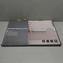 zzsbrm Stone Bath Mat,Non Slip, Super Absorbent Quick Drying Bathroom Floor Kitchen Counter, Diatomaceous Earth Shower Mat, Easy to Clean (23.6"x15.4" - White)