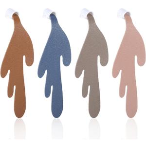 4Pcs Spilled Coffee Bookmarks, Cute Bookmarks Funny Cool Marks Book Lovers Gifts for Book Coffee Enthusiasts Women Men