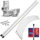 Anley Street Light Pole Banner Mounting Bracket Kit for 30" Wide Banners - Outdoor Weather Proof Support - Quick Installation Perfect for Promoting Events, Business, Advertisement