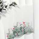 UNIQOOO 50 Pack Breeze Wildflower Vellum Jackets for 5x7 Invitations, 115GSM Pre-Folded Semi-Transparent Vellum Paper, for Wedding Invitation Accessories, Wildflowers & Herbs Themed Party