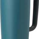 Owala SmoothSip Slider Stainless Steel Insulated Travel Mug with Handle, 100% Leak Proof, For Hot and Cold Drinks, Travel Friendly with Sliding Lock Lid, 24 oz, BPA Free, Leak Proof, High Dive