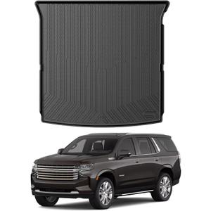 Mixsuper Cargo Liner for 2021-2025 2026 Chevrolet Tahoe/GMC Yukon, Behind The 2nd Row Seats, All Weather Cargo Mat Rear Trunk Liner Black