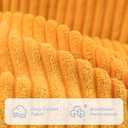 HIGOGOGO Bean Bag Chair Bed,Convertible Beanbag Folds from Lazy Chair to Floor Mattress Bed,High-Density Foam Filling, XX-Small,Orange