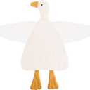 Baby Toys Lovey Blanket Soft Duck Toys for Newborn Essentials 0-6 Months, Sensory Stuffed Animal Security Blanket for Boys and Girls (Duck-Cream)