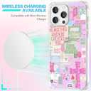 Classic Religious Sayings Phone Case Fit for iPhone 14 Pro Max  Wireless Charging Pink Aesthetic Cross God Jesus Phone Cover Gift for Boy Girl Men Women