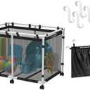 Pool Accessories Bundle | 214 Gallons Pool Storage Bin (Max) +Side Pouch+S Hooks (4pcs)