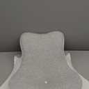 Reading Pillow for Bed, Lying, Leaning and Prone, Ergonomic Memory Foam Bed Wedge Pillow for Headboard, Chin & Back Support Pillows on Bedrest Couch Floor- Grey (Gray)