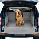 SUV Cargo Liner for Dogs - Water-Resistant Pet Trunk Cargo Cover Mat for SUVs and Sedans with Bumper Flap Protector, Trunk Cover, Non-Slip Liner, (35" X 40") Upgraded 2025