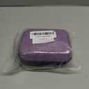 Mviioe Insulin Holder Fridge Storage Carrying Case, Peptide Case Insulin Vial Organizer Bag Fitting 10ml Vial Short Size, Removable Design with 2 Sizes Slot Foam(6 Slots) (Purple)