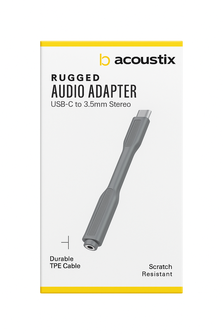 Acoustix USB Type C Audio Adapter - 3.5mm