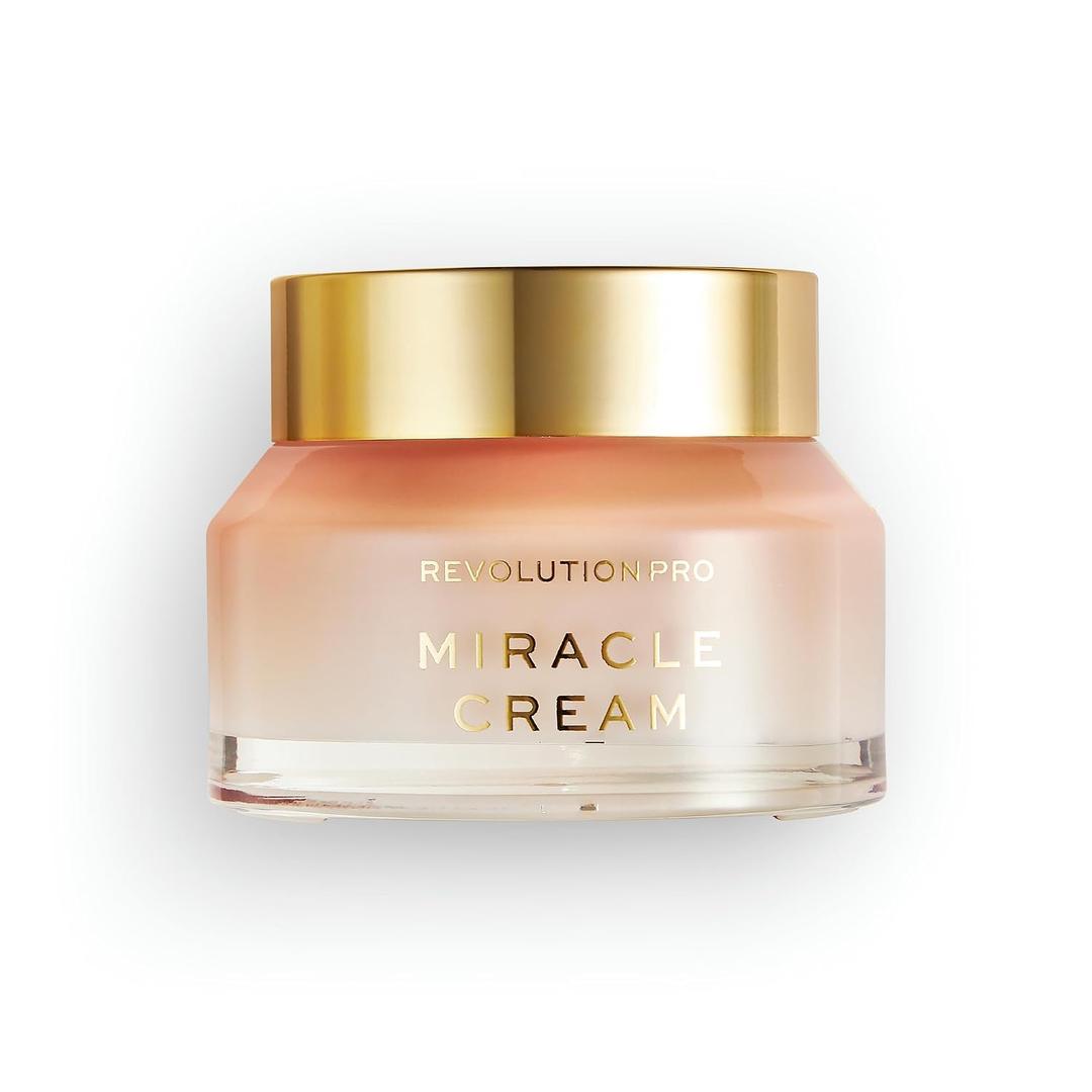 Revolution Pro Miracle Cream, Hydrating & Moisturizing Face Cream, Helps Dullness with Hyaluronic Acid & Niacinamide, 3.38 oz