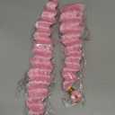 Eerya Long Curly Braiding Hair 18 Inch 2 Packs Ocean Wave Crochet Hair for Black Women Deep Wave Braiding Hair for Boho Braids(18inch,#Pale Pink)