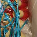 2 Pack Jumbo Red and White C9 Christmas Pathway Lights, 14ft Outdoor Decorative Lights with Energy-Efficient LED Bulbs, Waterproof for Yard, Garden, Porch, and Walkway - UL Listed (7FT)