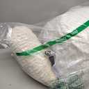 Blissful Diary Reading Pillow, Backrest Pillow with Shredded Memory Foam for Adult & Children, Designed for Bed and Couch Sitting Up, Includes Arms, Pockets and Washable Cover, Off White