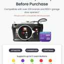 Switchbot WiFi Smart Garage Door Opener, Matter Certified, Alexa/Google/Siri/IFTTT/Smartthings Supported, Most Garage Door Supported, App Control, Multiple Notification Modes, No Hub Needed