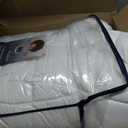 SERTA Down Illusion Soft Hypoallergenic 2 inch Pillowtop Simple Fit Mattress Topper, Queen, White