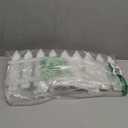 PLULON 6 Pieces Garden Fence with 6 Pieces Fence Insert White Plastic Garden Picket Edgings Lawn Flowerbeds Plant Borders Decorative Garden Yard