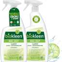 Biokleen Bac-Out Carpet Cleaner Spray, Stain Remover and Odor Eliminator, Use on Area Rugs, Upholstery & More, Removes Dirt, Pets, Food, Lime Scent, 32 oz, 2 Pack