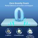 Ultra Thin Flat Pillows for Sleeping,Cooling Slim Memory Foam Pillow 2.25 in Height Ultra Thin Pillow,Low Profile Sleeper Pillows for Stomach Sleeper for Neck and Back Support Stomach sleeping pillow