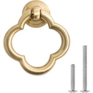 8 Pack Cupboard Knobs Cabinet Knobs Drawer knobs, Zinc Alloy Gold Knobs for Dresser, Cupboard Knobs for Kitchen, Bathroom