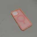 SUPFINE Magnetic for iPhone 16 Pro Max Case (Compatible with MagSafe) (Military Grade Drop Protection) Slim Translucent Matte Shockproof with Anti-Fingerprint Phone Case,Pink