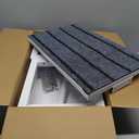 RV Steps with Handrail (26"-38"), Dual-Side Setup, Portable 2-Step RV Stairs with Wide Anti-Slip Mats, Ideal for RVs, Porches, Hot Tubs, Pools, and Pets (White)