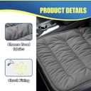 Car Seat Cushion Pad, Soft Plush Auto Seat Cover (Gray)